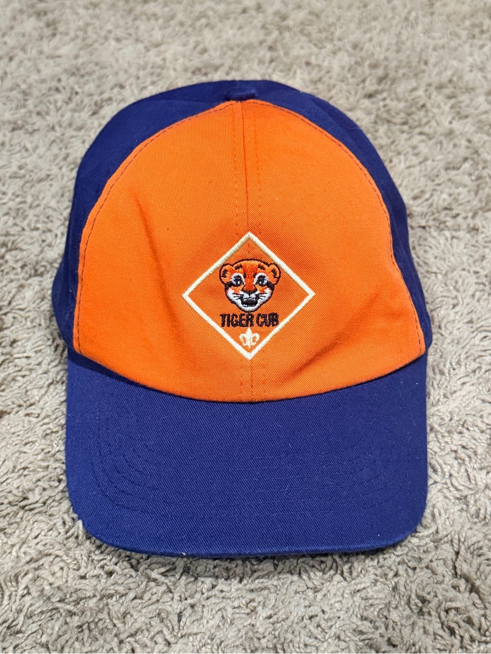 Cub Scout Tiger Cub Hat Boys Baseball Cap M/L Boy Scouts of America Strapback